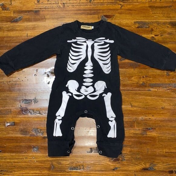 Other - Skelton Bodysuit • Size 80 // 12-18M